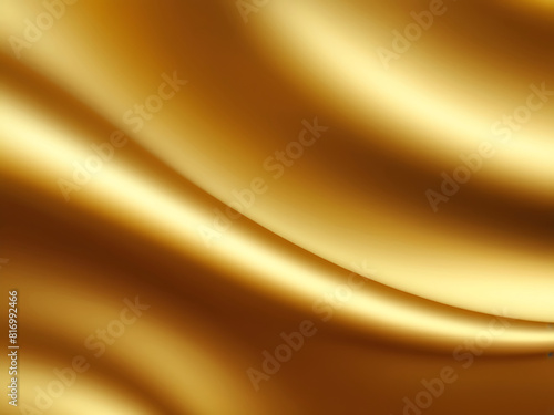 Abstract gold gradient background looks modern blurry textured gold wall. ai