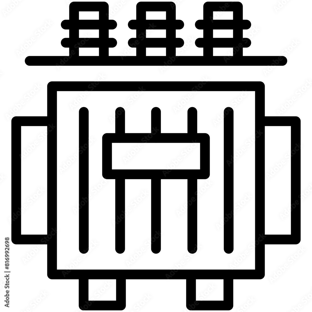 transformers line icon transformers line icon