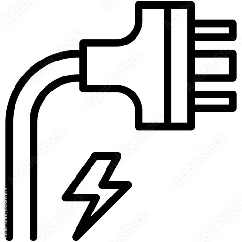 plug line icon