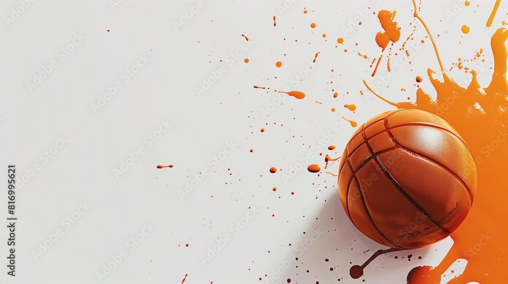 Orange Basketball Burst: Celebrating the Start of the New WNBA Season Orange Basketball Burst: Celebrating the Start of the New WNBA Season