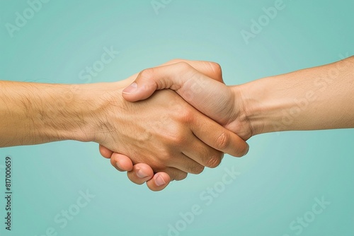 Handshake is a symbol of happy friendship on Friendship Day.