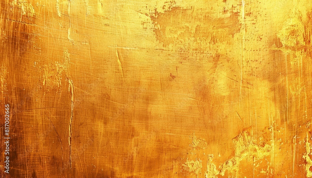 A textured gold background with brush strokes and glitter, giving a vintage and grungy look, ideal for elegant or metallic themed designs A textured gold background with brush strokes and glitter, giving a vintage and grungy look, ideal for elegant or metallic themed designs