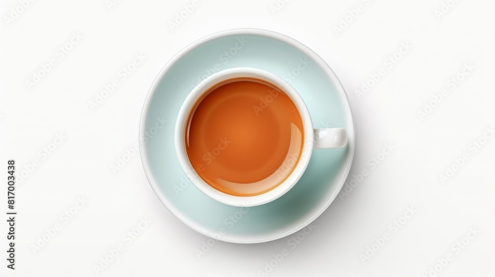 Miniature coffee cup flat design top view cozy morning theme water color Complementary Color Scheme Miniature coffee cup flat design top view cozy morning theme water color Complementary Color Scheme