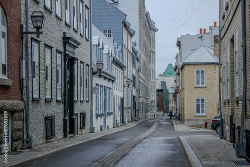 narrow street in the town