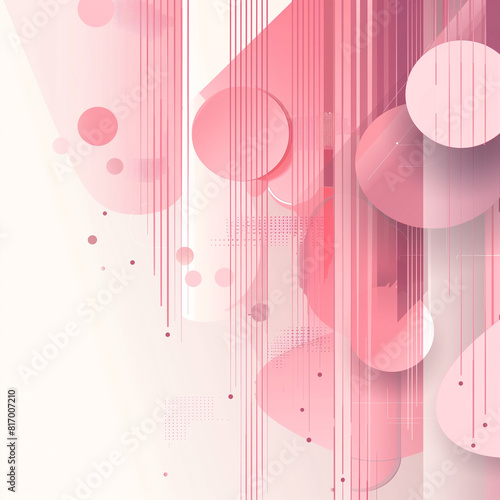 pink background with circle