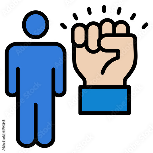 Employee Empowerment Icon Element For Design
