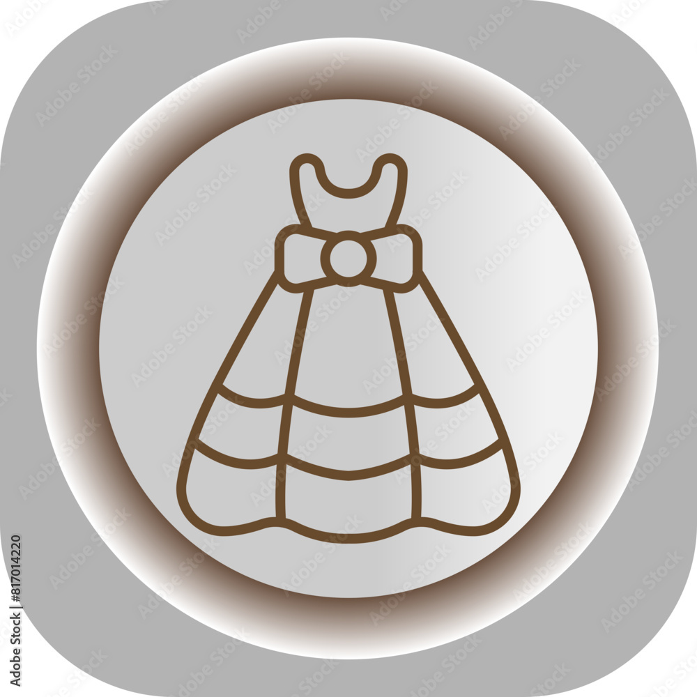 Sundress Gradient Background Icon Sundress Gradient Background Icon