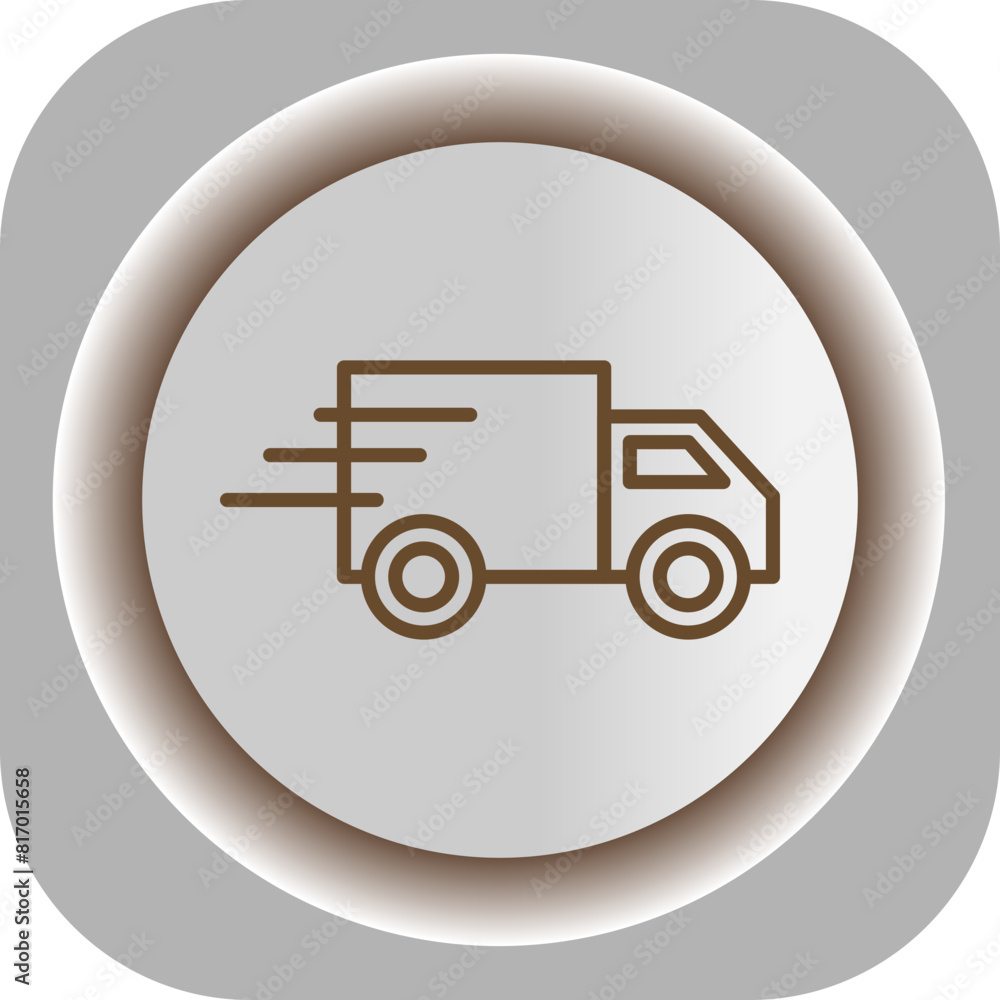 Fast Delivery Gradient Background Icon Fast Delivery Gradient Background Icon