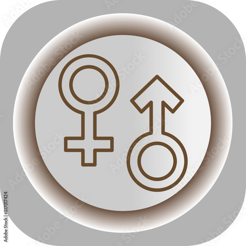 Gender  Gradient Background Icon