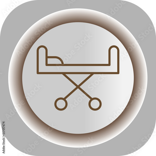 Stretcher  Gradient Background Icon