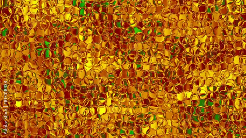 glasklare Elemente formen ein fantasievolles Mosaik