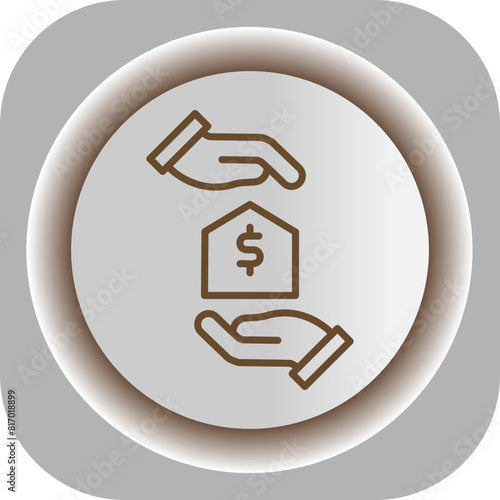 Loan  Gradient Background Icon