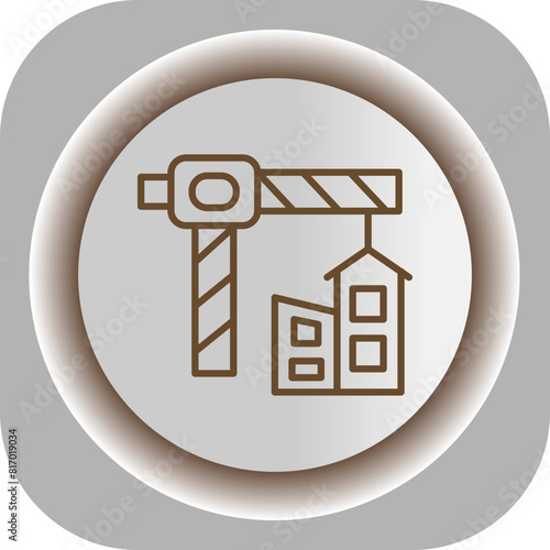 Construction  Gradient Background Icon