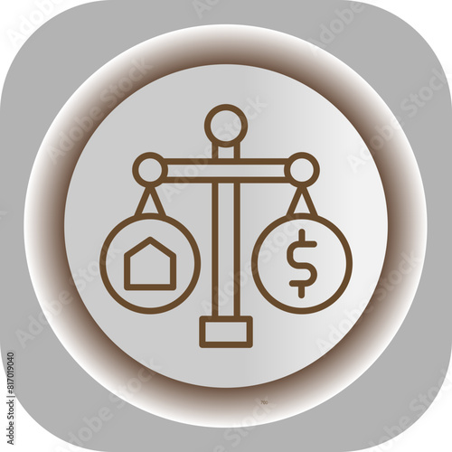 Scale  Gradient Background Icon