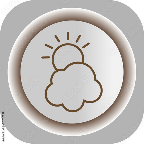 Hot spring  Gradient Background Icon