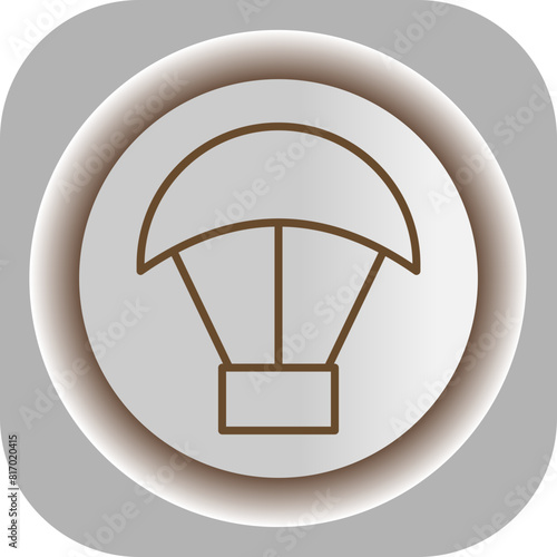 Paraglider premium  Gradient Background Icon