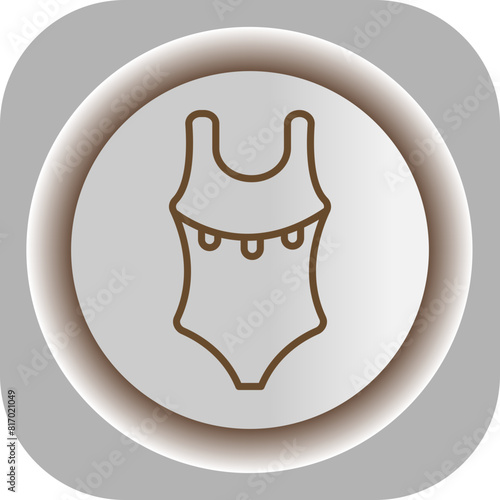 Swimsuit  Gradient Background Icon