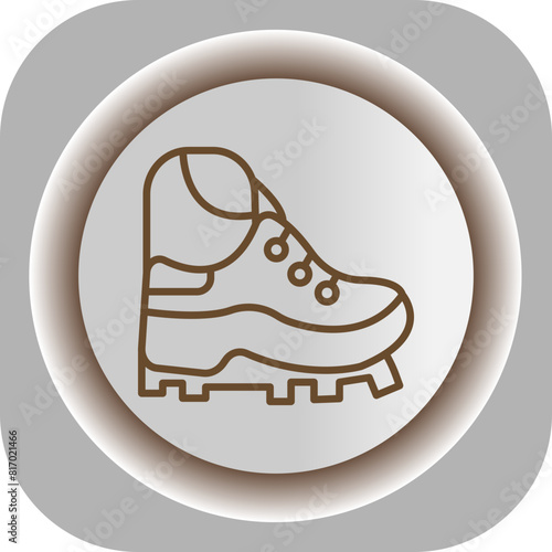 Hiker  Gradient Background Icon