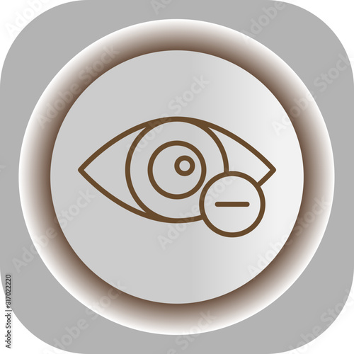 Myopia  Gradient Background Icon