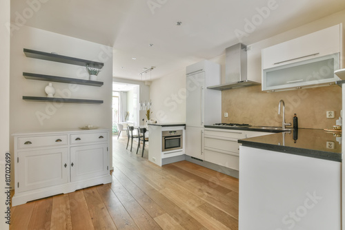 Spacious kitchen with modern design at Orteliusstraat 346HS photo