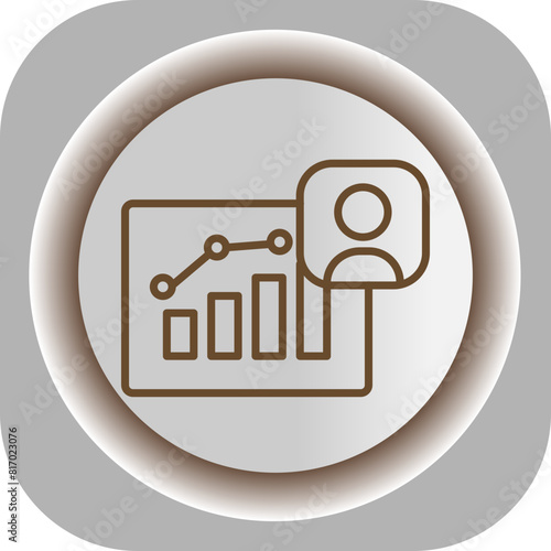 Demographic  Gradient Background Icon