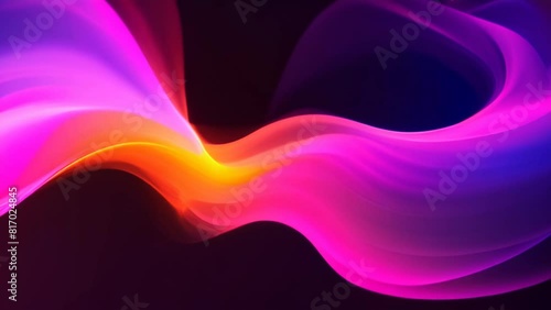 glowingorange purple lines colorful explosion abstract  vibrant hues timelapse  photo