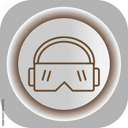 Headset Gradient Background Icon