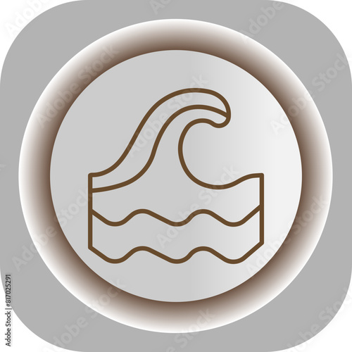 Ocean  Gradient Background Icon
