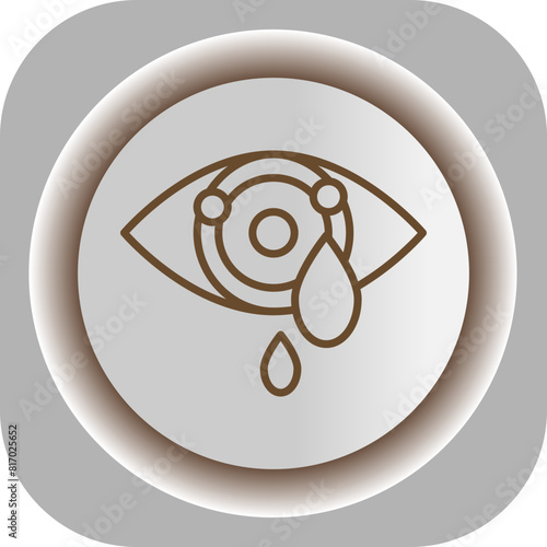 Conjunctivitis  Gradient Background Icon