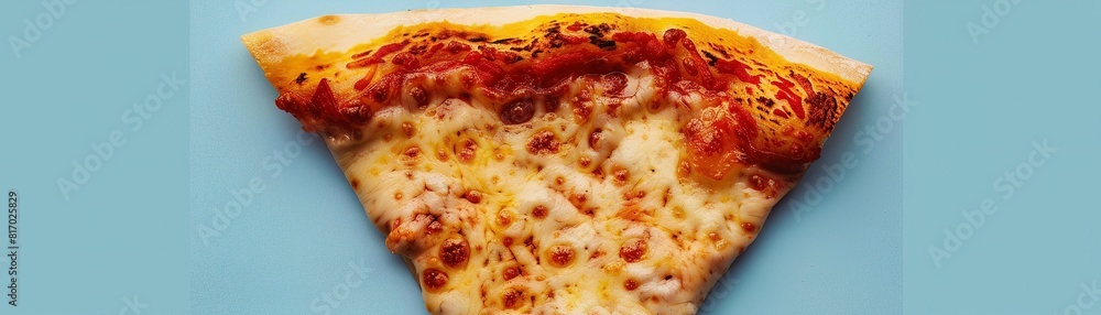A pizza slice, with cheese stretching as if unwilling to part, a delicious dilemma between slice and pie A pizza slice, with cheese stretching as if unwilling to part, a delicious dilemma between slice and pie