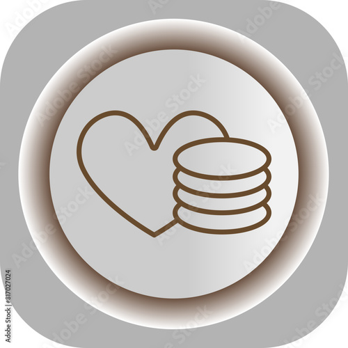 Donations  Gradient Background Icon