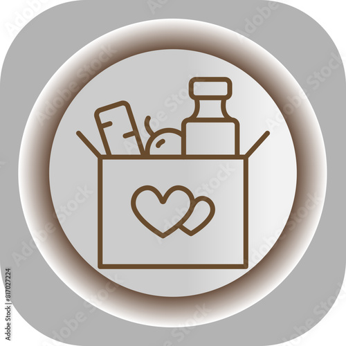 Food  Gradient Background Icon