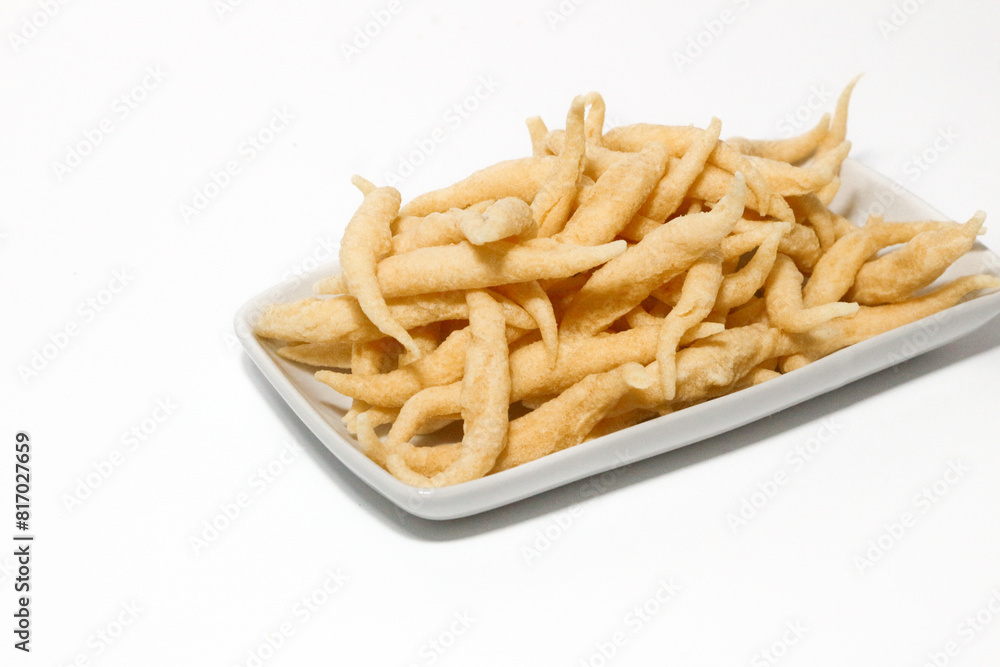 Crunchy Cheese Stick or Cheese Cork Eggs or Telur Gabus Keju or Widaran or Bidaran Keju is an Indonesian traditional snack. It's savory, salty and crispy. Crunchy Cheese Stick or Cheese Cork Eggs or Telur Gabus Keju or Widaran or Bidaran Keju is an Indonesian traditional snack. It's savory, salty and crispy.