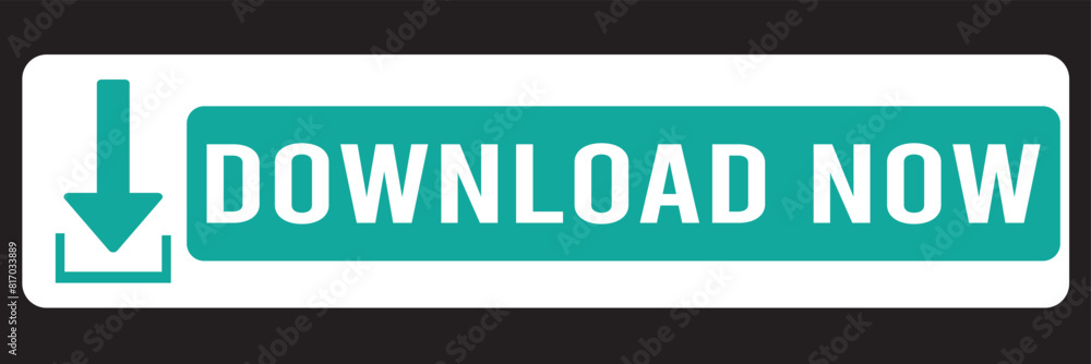 download button isolated on a white background