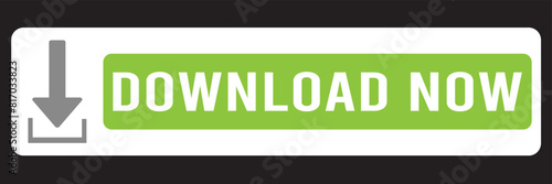 download button isolated on a white background