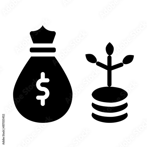 Wealth Vector Line Icon Design