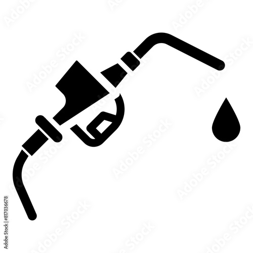 Fuel Glyph Icon Design