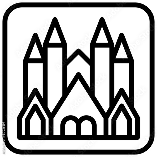 SAGRADA FAMILIA,catholic,christian,monument,church.svg