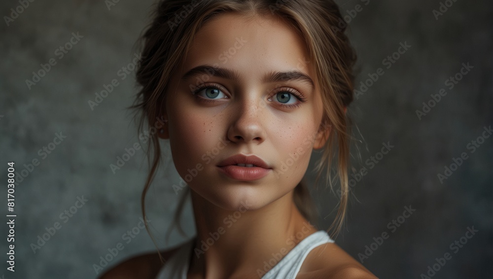 portrait of a woman posing for photoshoot generative AI portrait of a woman posing for photoshoot generative AI