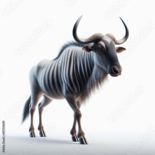 buffalo isolated on white © Deanmon