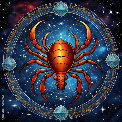 zodiac sign Scorpio  photo