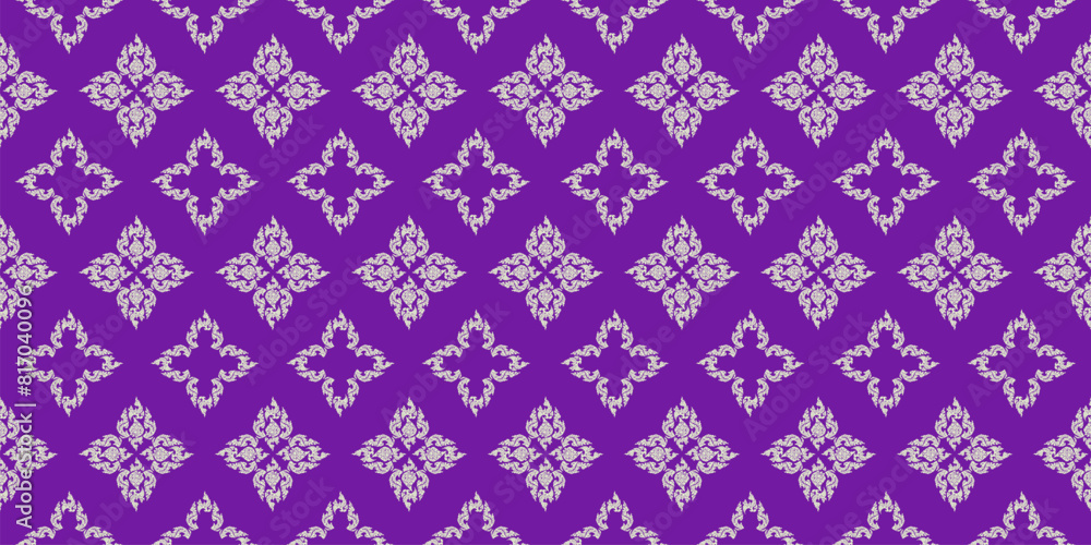 Oriental classic pattern. Seamless abstract purple and golden background Oriental classic pattern. Seamless abstract purple and golden background