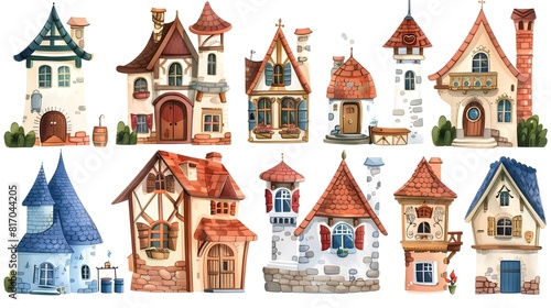 Enchanting Storybook Cottages and Fairy tale Houses in Vibrant Architectural Styles