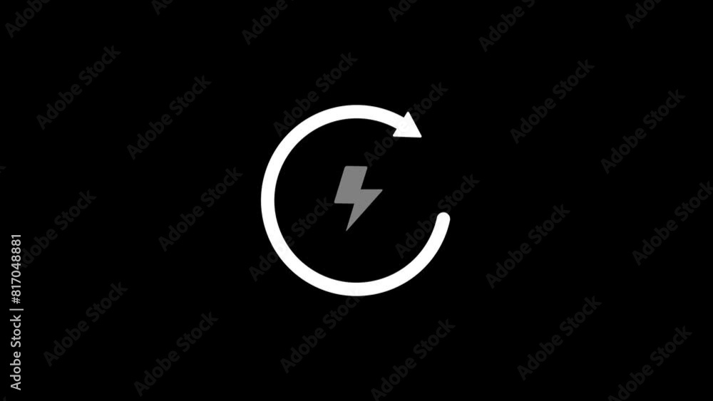Animated of bolt icon . Thunder storm icon, Power symbol animation icon. Animated of bolt icon . Thunder storm icon, Power symbol animation icon.