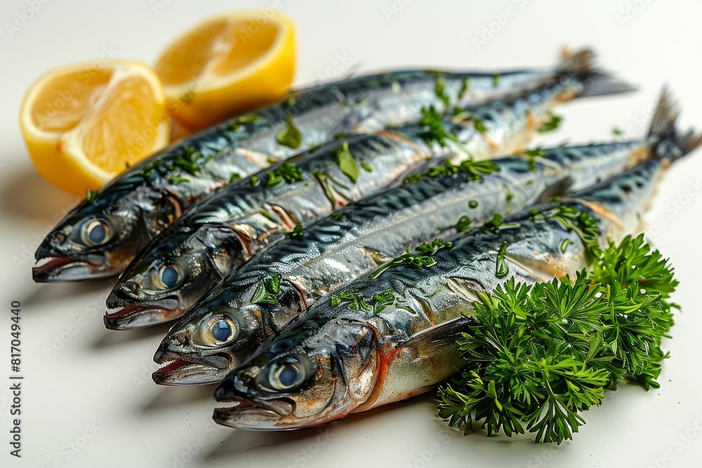 Anchovy fish preserved in oil, suitable for food packaging designs. Anchovy fish preserved in oil, suitable for food packaging designs.