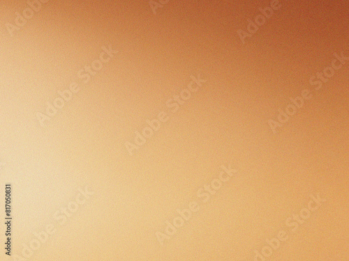 brown cream shiny abstract backdrop Grainy noise, intense light and glow, and template empty space rough color gradient gritty texture