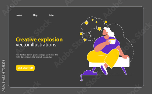Creative Insight concept Vector illustration
