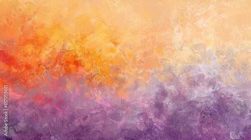 Radiant abstract pattern resembling a summer sunrise with vibrant hues melting into soft shades background