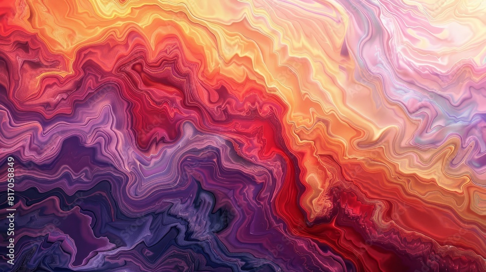 Vibrant abstract pattern resembling a summer sunset over the ocean with hues melting into soft shades evoking dusk background Vibrant abstract pattern resembling a summer sunset over the ocean with hues melting into soft shades evoking dusk background