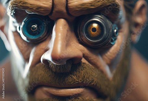 'giant one illustration This 3D Cyclops eyed' photo